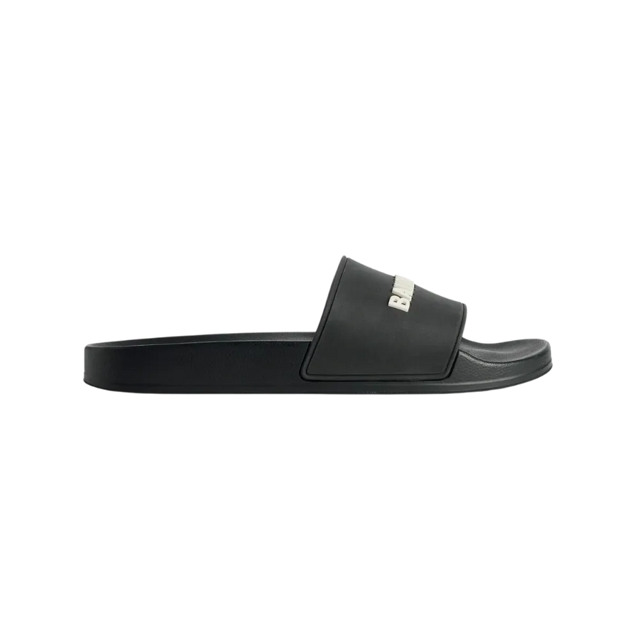 Balenciaga Pool Slide Sandal In Black