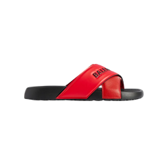 Balenciaga Sporty Pool Slide Sandal In Red