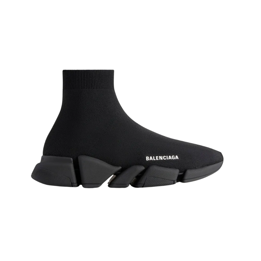 Balenciaga Speed 2.0 Recycled Knit Sneaker in Black
