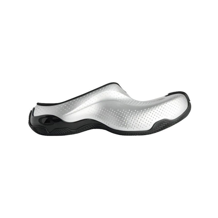 Balenciaga Basketball Mule Sneaker In Silver