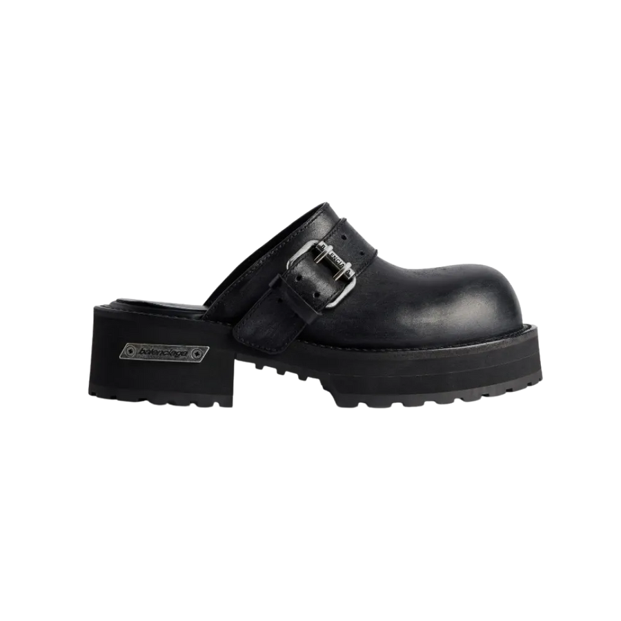 Balenciaga Venom Mule In Black