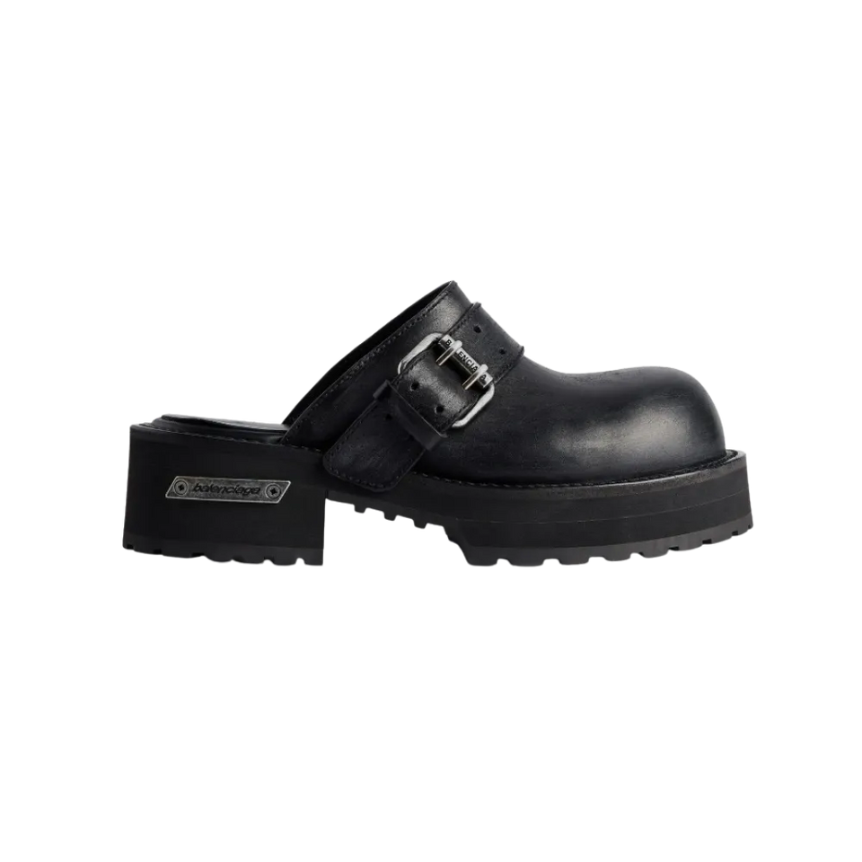 Balenciaga Venom Mule In Black