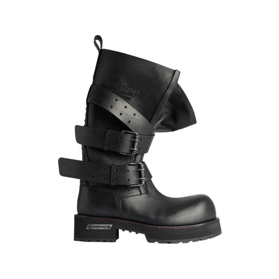 Balenciaga Venom High Boot In Black
