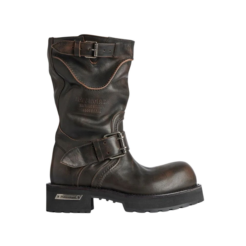 Balenciaga Venom Boot In Brown