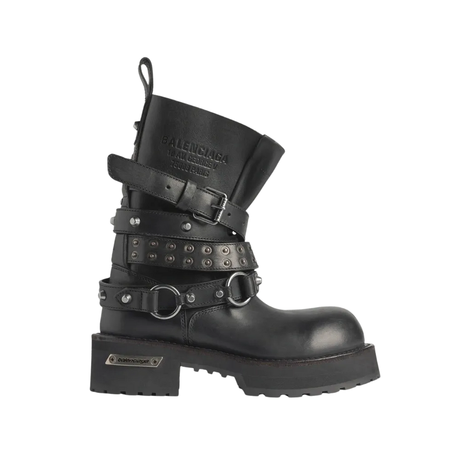 Balenciaga Venom City Bootie In Black