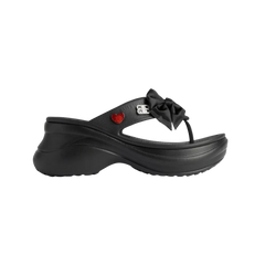 Balenciaga Crocs Thong Jibbitz In Black