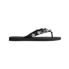Balenciaga Cagole Thong Sandal In Crystal