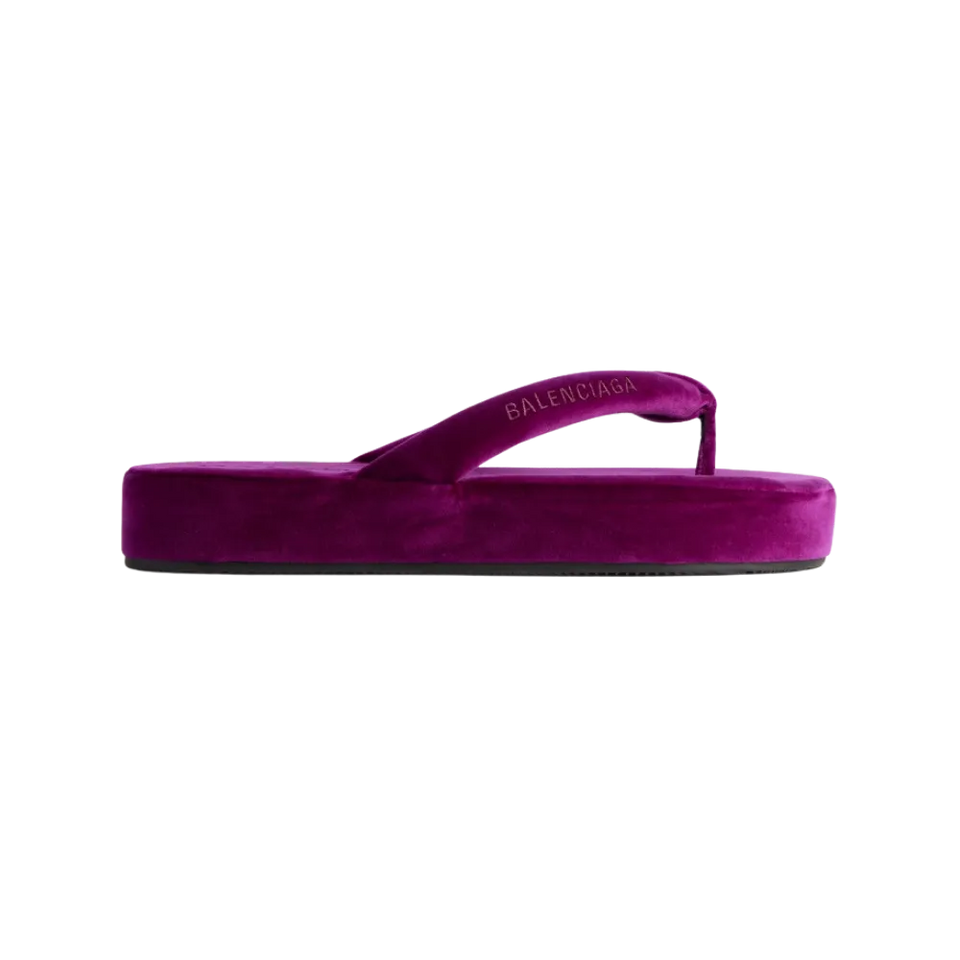 Balenciaga Jet Lag Thong In Purple