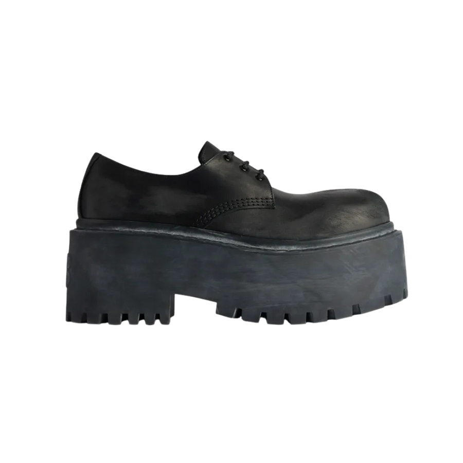 Balenciaga Strike Platform Derby In Black