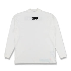 Off-White Arrows Font Over Long Sleeve Tee 'White Black'