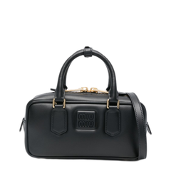 Miu Miu Arcadie Leather Handbags - Black