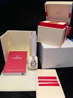 Omega Constellation Quartz Full Set/Unworn: Mother-of-Pearl Dial w Diamond Hour Marker