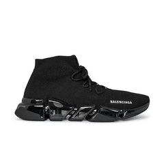 Balenciaga Speed 2.0 Clear Sole Lace-Up Sneakers