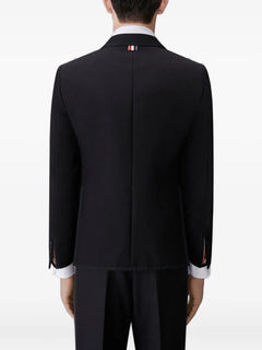 three-button wool blazer