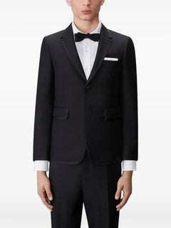 three-button wool blazer