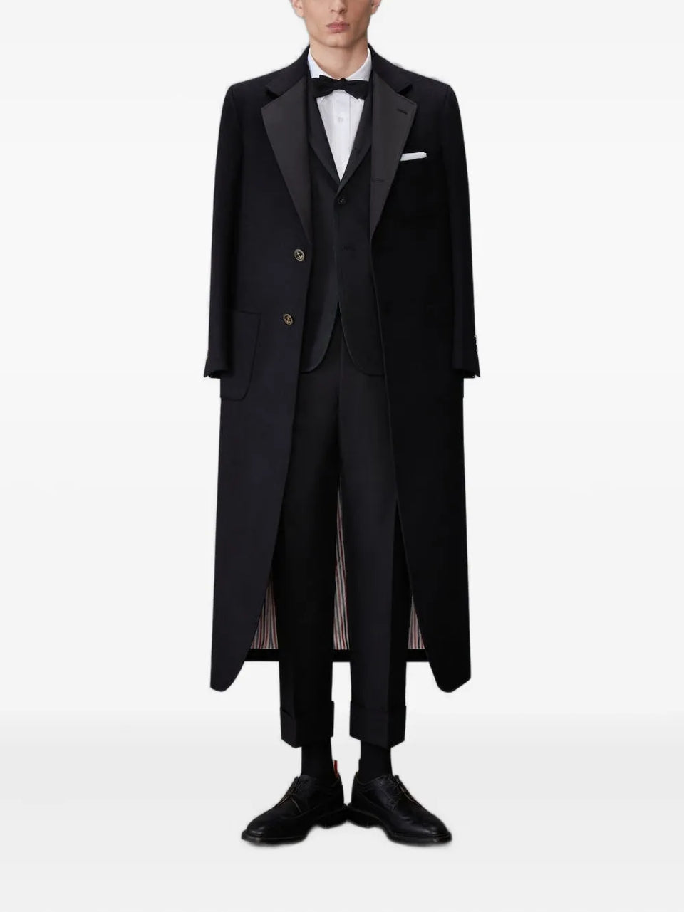 three-button wool blazer