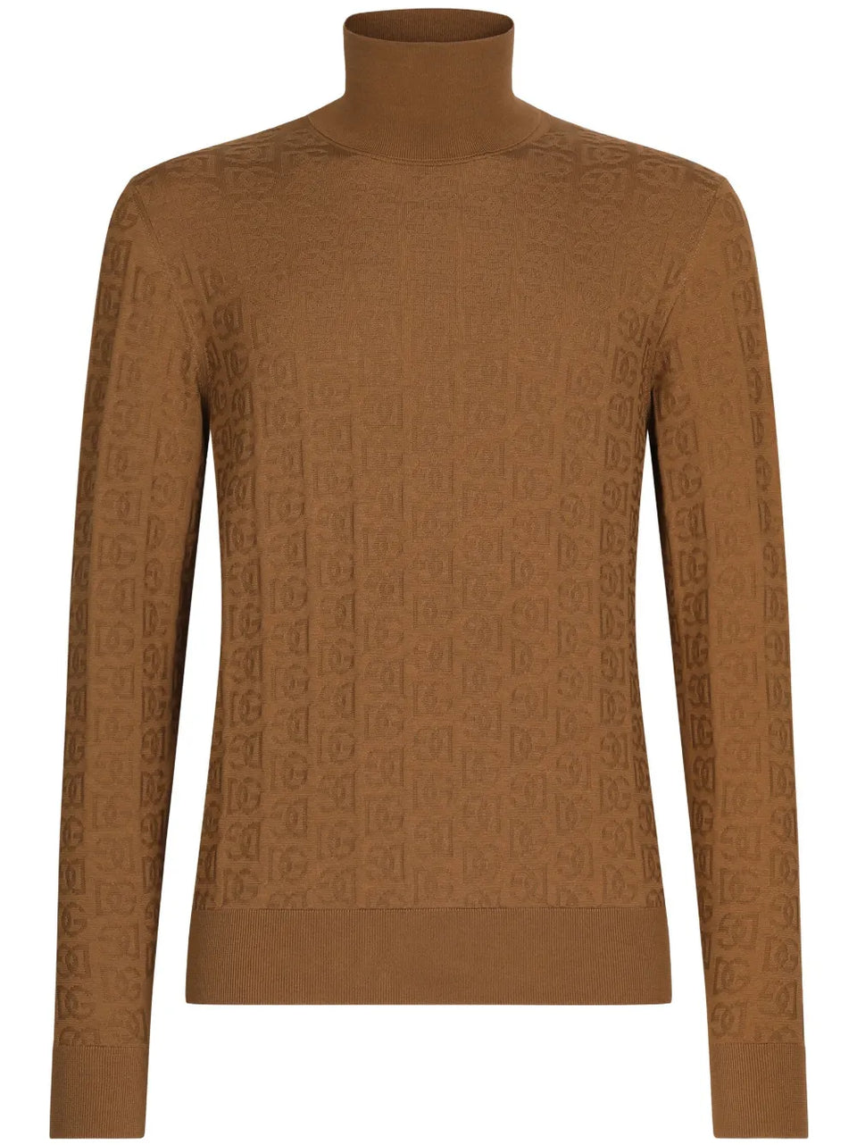 logo-embroidery knitted top