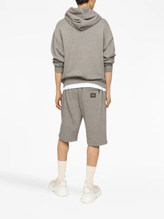 logo-tag track shorts