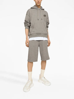 logo-tag track shorts
