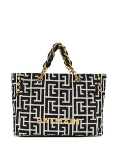 logo-plaque tote bag