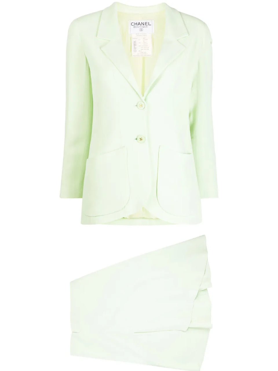 1994 single-breasted skirt suit