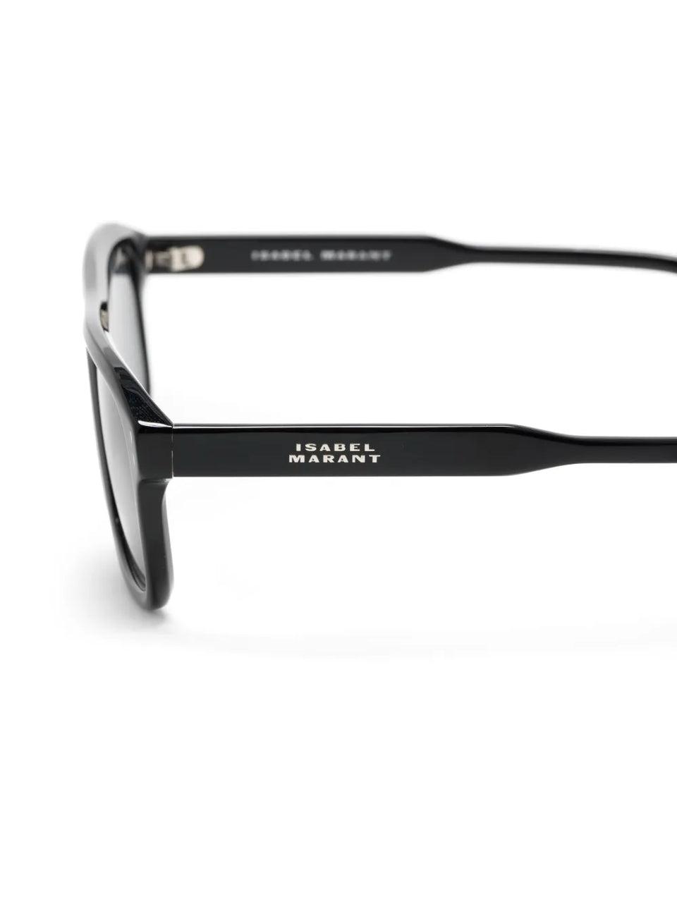 logo-engraved rectangle-frame sunglasses
