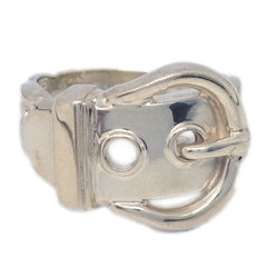 Hermes 1980s Boucle Sellier Ring SV925 #50