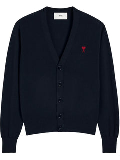 Ami De Coeur-embroidered merino cardigan