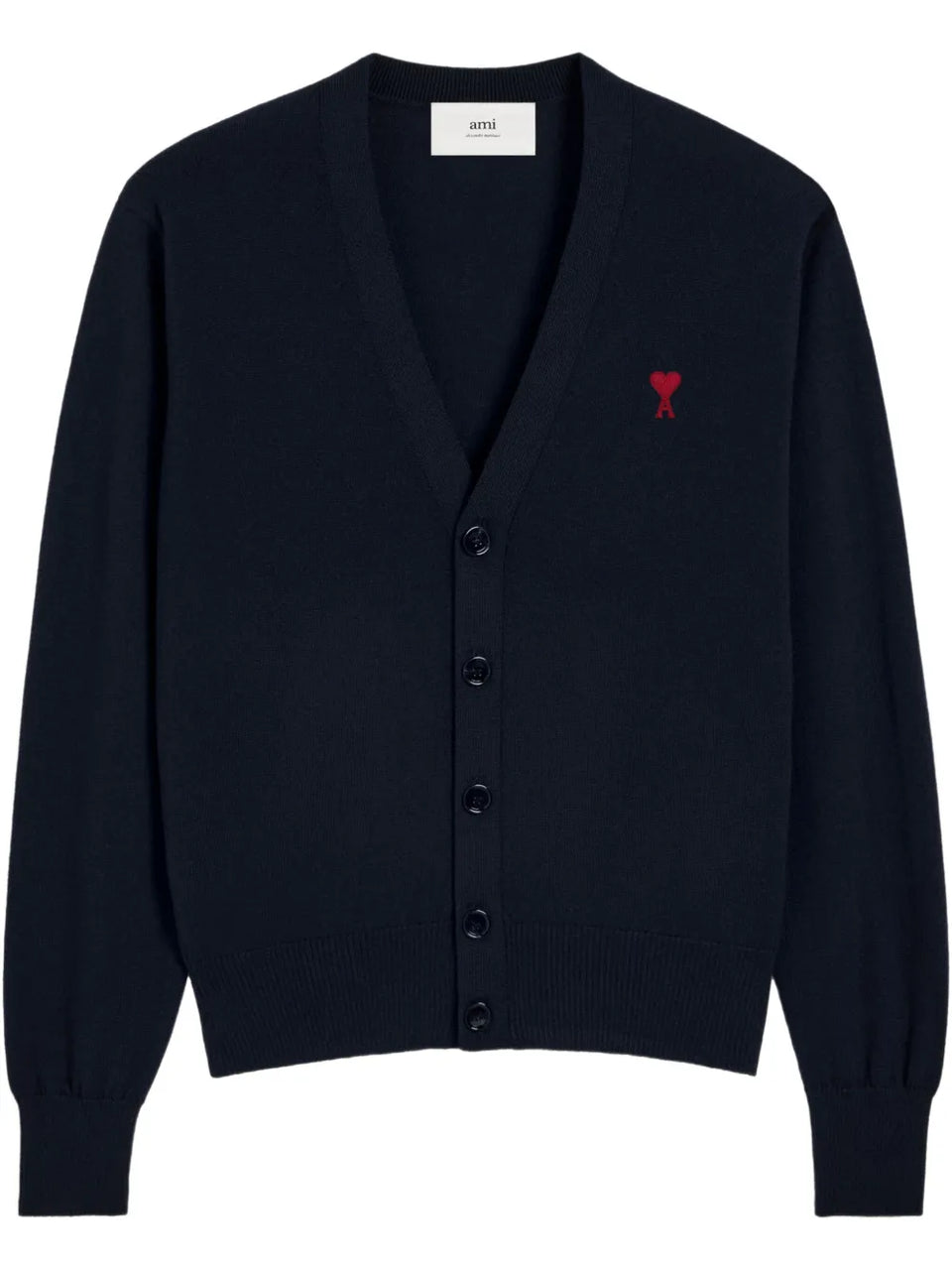 Ami De Coeur-embroidered merino cardigan