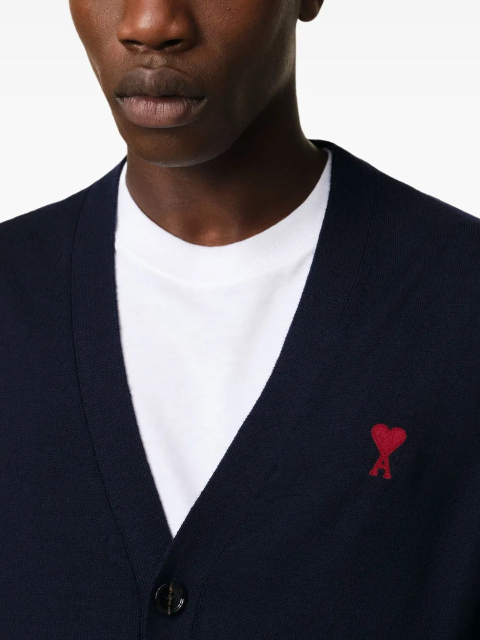 Ami De Coeur-embroidered merino cardigan