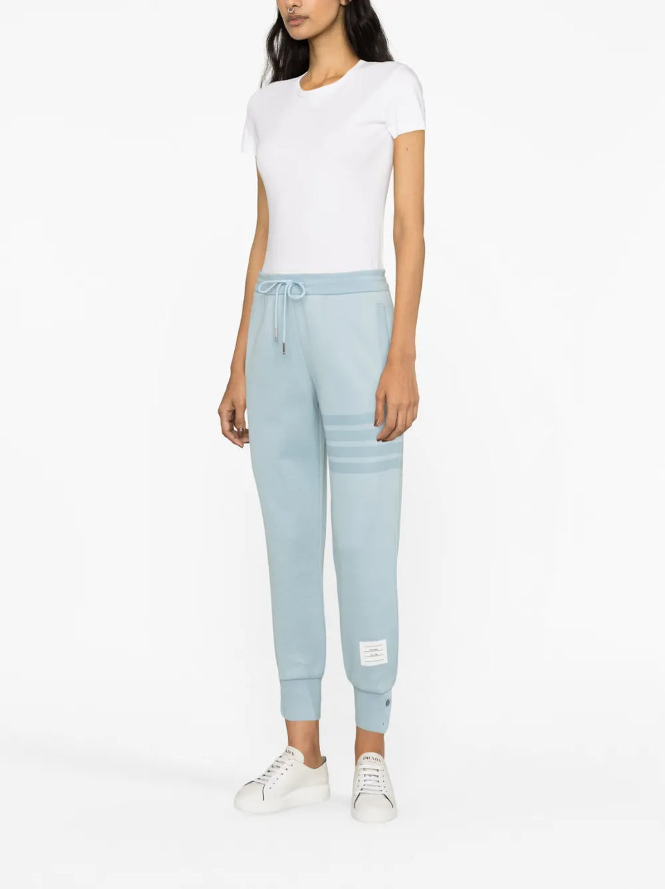 4-Bar-stripe cotton track pants