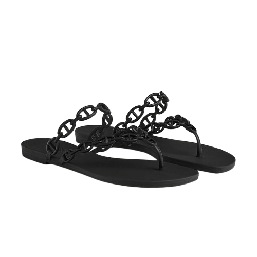Island sandal (noir)
