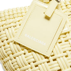 Balenciaga Bistro XS Basket With Strap Yellow