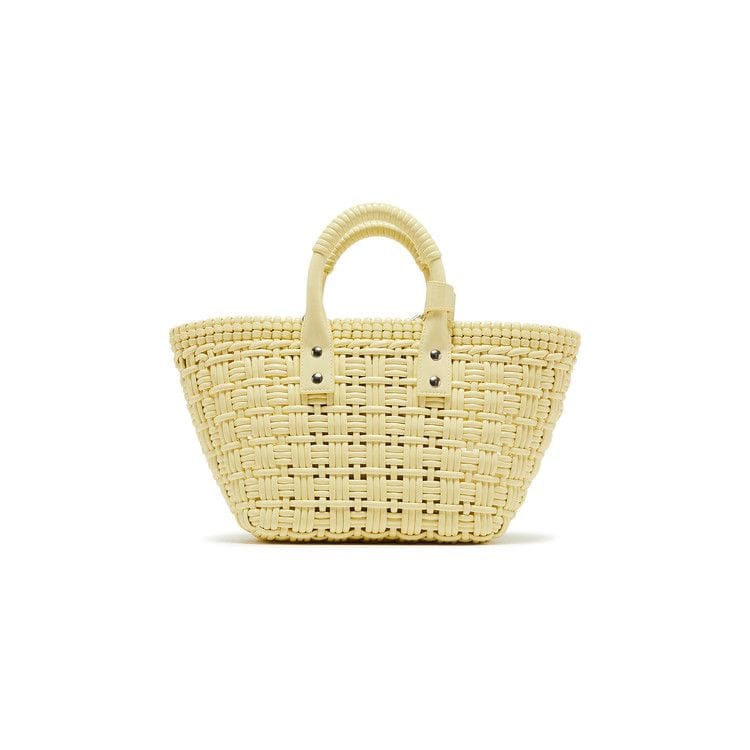 Balenciaga Bistro XS Basket With Strap Yellow
