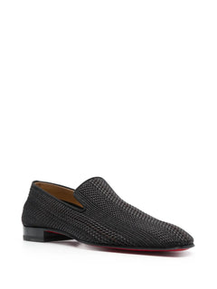 interwoven leather loafers