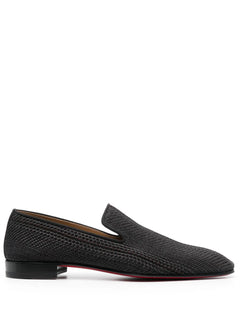 interwoven leather loafers