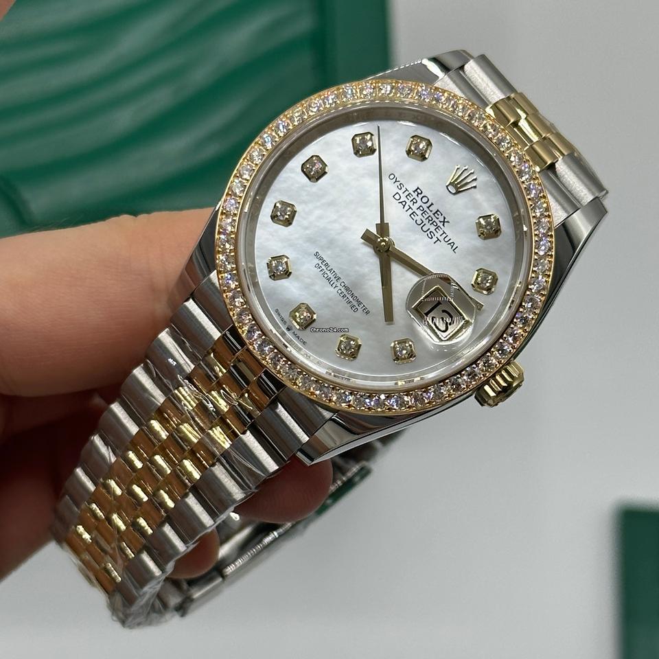 Rolex | Datejust | 126283RBR | Gold/Steel | 36 mm | Gold/Steel | Mother of pearl | Automatic