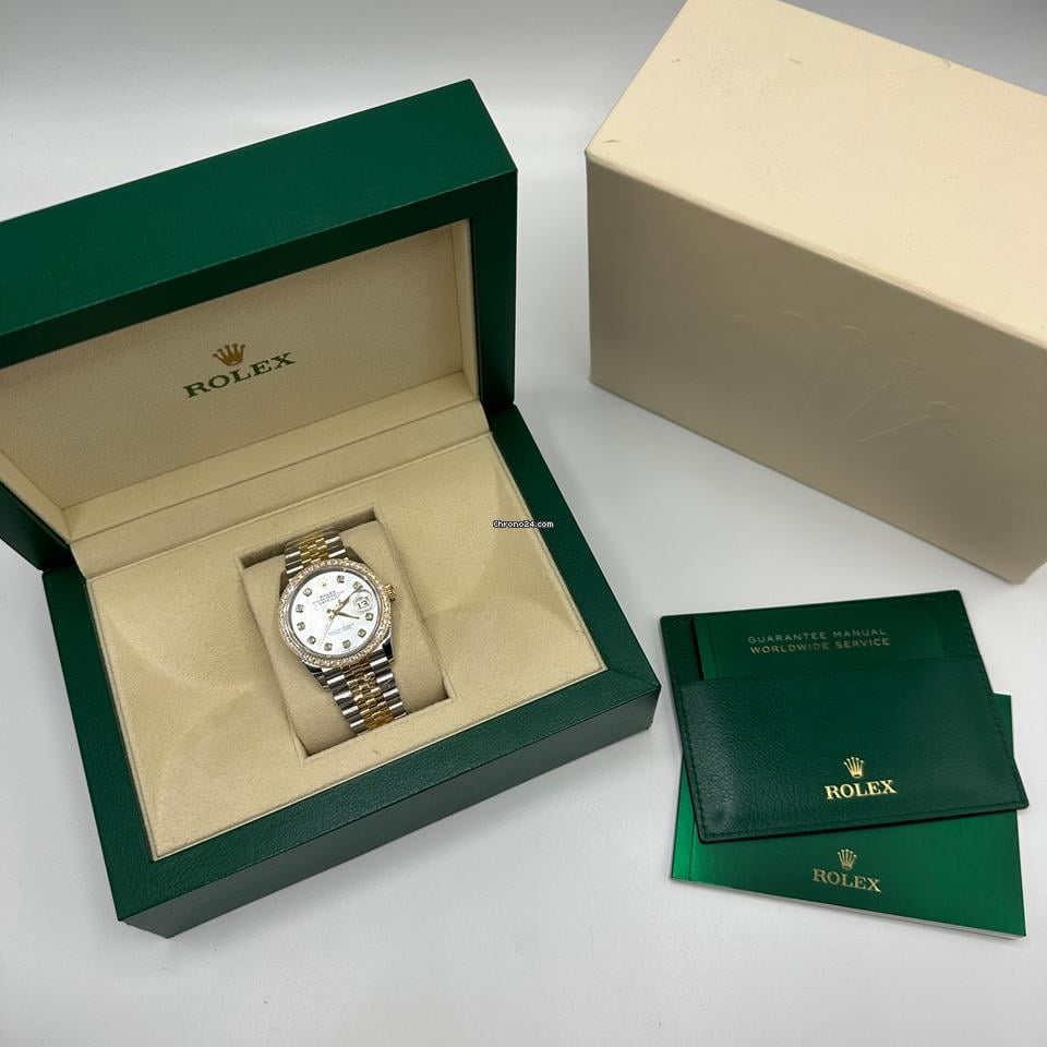 Rolex | Datejust | 126283RBR | Gold/Steel | 36 mm | Gold/Steel | Mother of pearl | Automatic