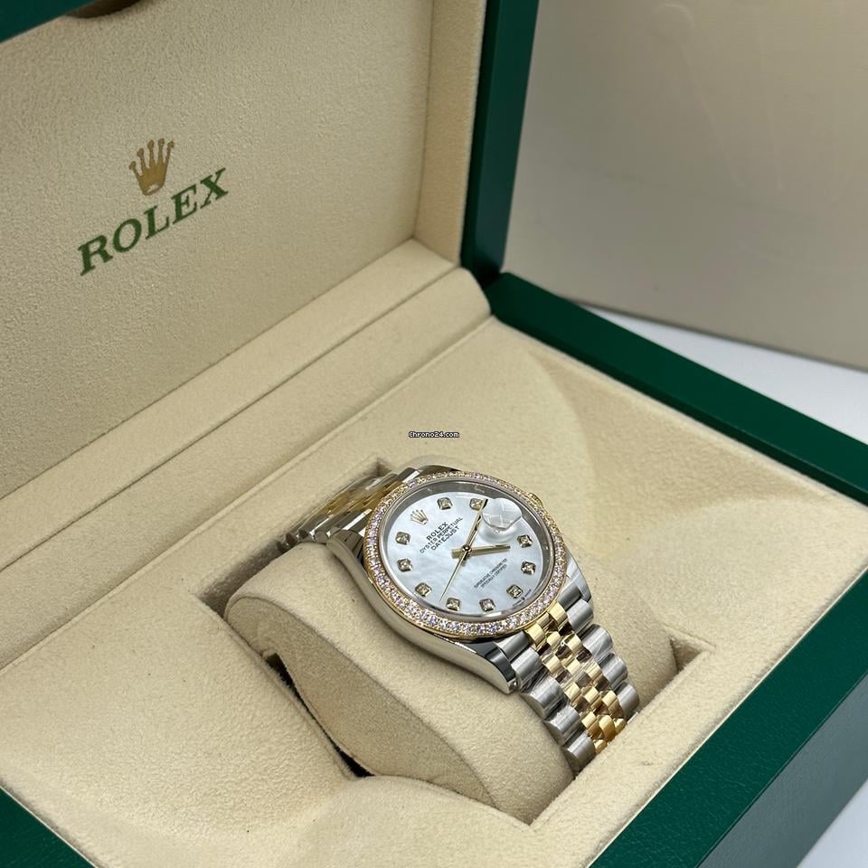 Rolex | Datejust | 126283RBR | Gold/Steel | 36 mm | Gold/Steel | Mother of pearl | Automatic