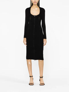 Zael wool-blend midi dress