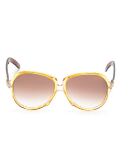 1970s two-tone oversize-frame sunglasses
