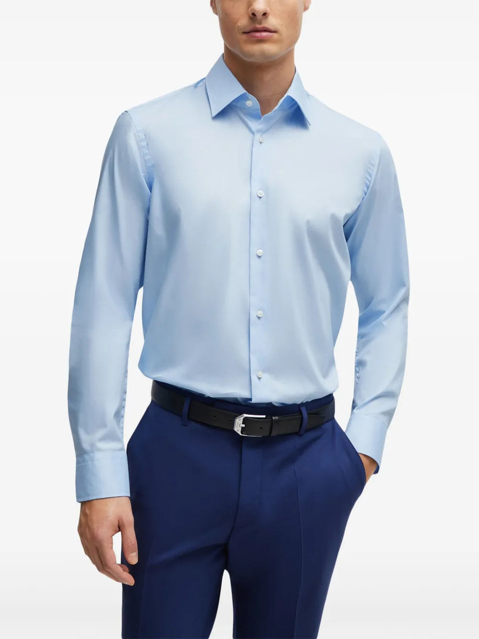 button-up cotton shirt