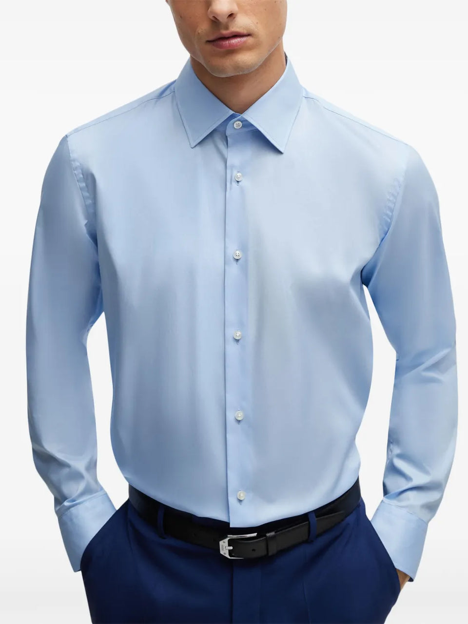 button-up cotton shirt