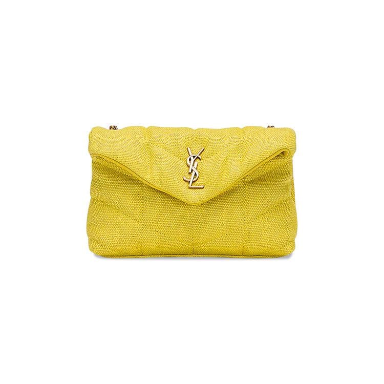 Saint Laurent Puffer Toy Bag Lemon Pie