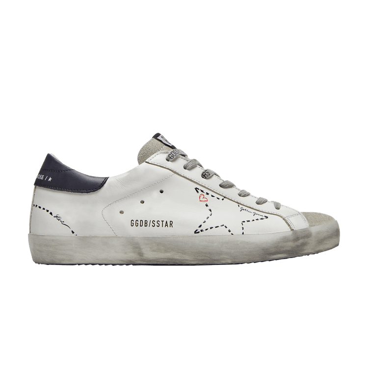 Golden Goose Superstar White Blue