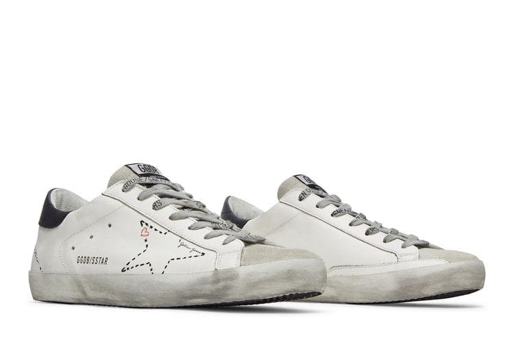 Golden Goose Superstar White Blue