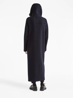 double-breasted wool duffle coat