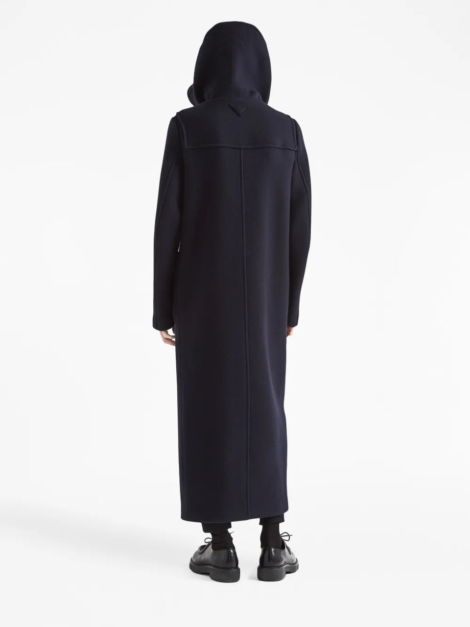 double-breasted wool duffle coat
