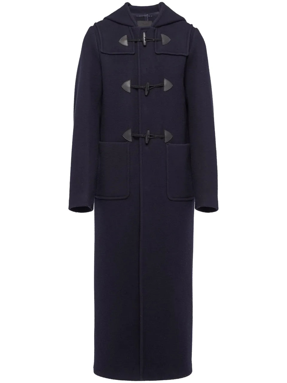 double-breasted wool duffle coat