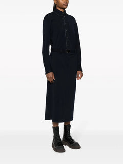 Monili chain-embellished shirt dress
